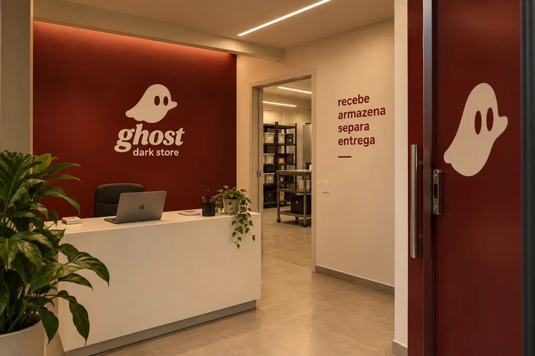 Recepção da Ghost Dark Store